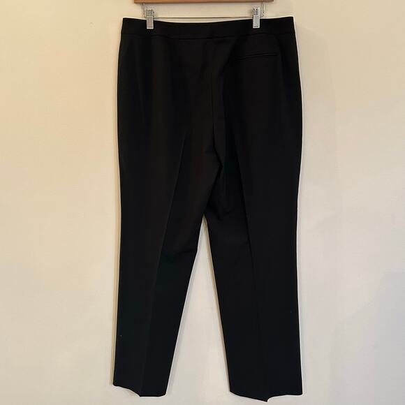 Lafayette 148 New York Virgin Wool Pants sz 14 Black Wool Pants - Picture 6 of 10